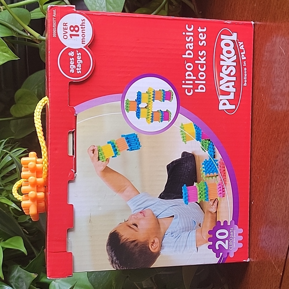 CLIPO BASIC BLOCKS SET Development Motor skills IMAGINATION 20 PC